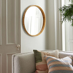 Зеркало круглое в раме из ротанга Wickerwork варинант исполнения - 6 | Loft Concept в Кирове