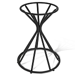 Стол обеденный с круглой керамической столешницей песчаного цвета Sand Ceramics варинант исполнения - 5 | Loft Concept в Кирове