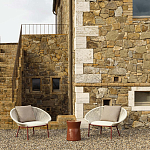 Дизайнерское уличное кресло с веревочной спинкой PETALO Armchair варинант исполнения - 5 | Loft Concept в Кирове