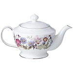 Чайный сервиз из фарфора с рисунком цветов на 6 персон 14 предметов Garden Whisper Porcelain Set  варинант исполнения - 1 | Loft Concept в Кирове