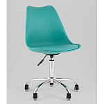 Офисный стул на металлическом основании EGGERY Blue пластик варинант исполнения - 1 | Loft Concept в Кирове