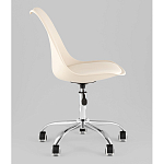 Офисный стул на металлическом основании EGGERY Beige пластик варинант исполнения - 4 | Loft Concept в Кирове