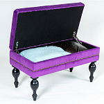 Мягкая банкетка с зоной для хранения Casket Violet варинант исполнения - 4 | Loft Concept в Кирове