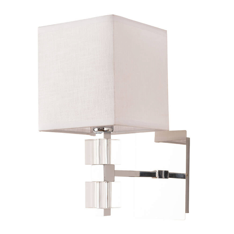 Бра Tradonico Sconces Chromium Хром Белый Прозрачный Бра Tradonico Sconces Chromium Хром Белый Прозрачный в Кирове | Loft Concept
