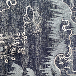 Мебельная ткань Вышивка серый цвет 130 см T2-39 варинант исполнения - 2 | Loft Concept в Кирове