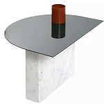 Дизайнерский журнальный стол с рельефным основанием Dutynor варинант исполнения - 2 | Loft Concept в Кирове