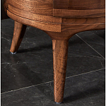 Прикроватный столик из дерева с 2-мя ящиками Moon Walnut Furniture варинант исполнения - 7 | Loft Concept в Кирове