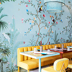 Обои ручная роспись Amazonia Duck Egg варинант исполнения - 5 | Loft Concept в Кирове