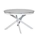 Стол обеденный раскладной круглый White Ceramic Table варинант исполнения - 2 | Loft Concept в Кирове