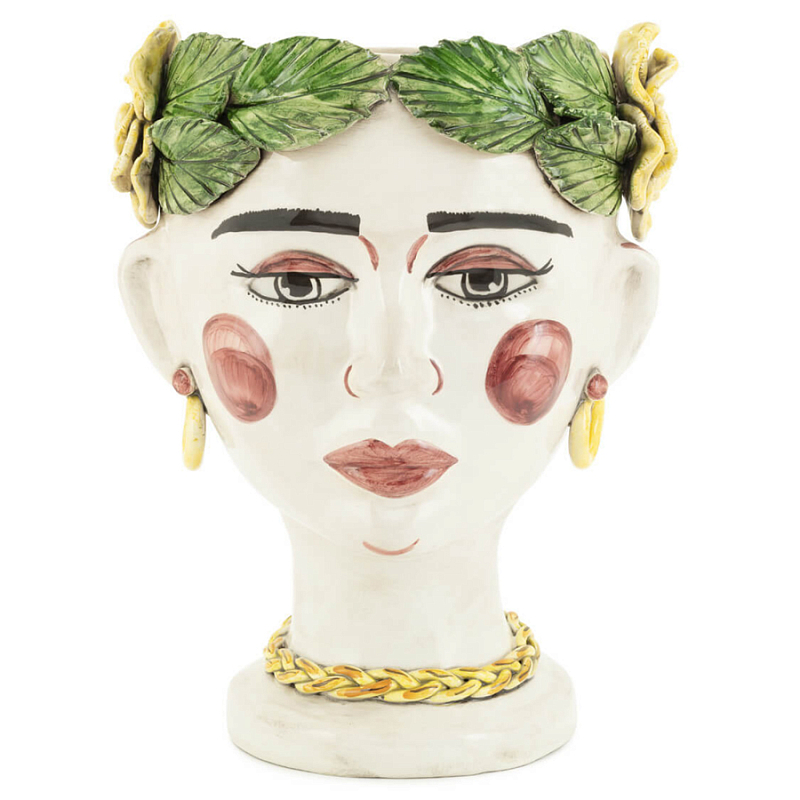 Ваза VASE HEAD SELVA NATURAL H30 Глянцевое золото Мульти Ваза VASE HEAD SELVA NATURAL H30 Глянцевое золото Мульти в Кирове | Loft Concept