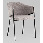 Стул Brace букле серый варинант исполнения - 1 | Loft Concept в Кирове