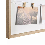 Рамка для фото с подсветкой c 6-ю деревянными прищепками в комплекте Photo Backlight варинант исполнения - 3 | Loft Concept в Кирове