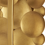 Бра светодиодное из многослойных золотых дисков Metal Disc Chandelier варинант исполнения - 1 | Loft Concept в Кирове