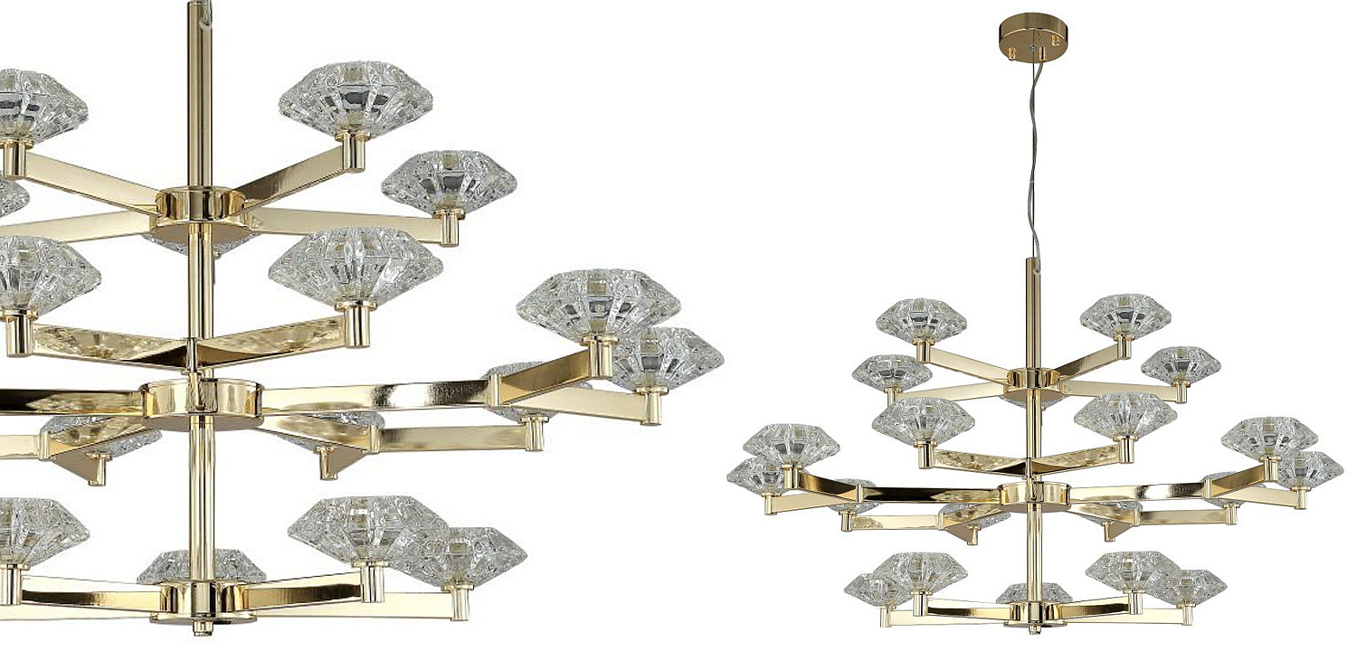 Люстра Yerker Chandelier Gold 20 Люстра Yerker Chandelier Gold 20 - Loft-Concept в Кирове