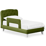 Кровать с мягким изголовьем Luna Palmer Bed варинант исполнения - 2 | Loft Concept в Кирове