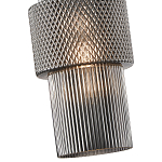 Подвесной светильник со стеклянным рифленым плафоном цилиндрической формы Eliara 13 варинант исполнения - 11 | Loft Concept в Кирове