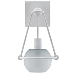 Бра белое с матовым стеклянным плафоном в форме шара White Lighthouse варинант исполнения - 3 | Loft Concept в Кирове