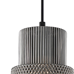 Подвесной светильник со стеклянным рифленым плафоном цилиндрической формы Eliara 13 варинант исполнения - 12 | Loft Concept в Кирове