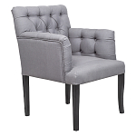 Кресло Addison Chic Armchair grey flax варинант исполнения - 1 | Loft Concept в Кирове