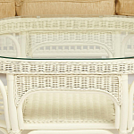 Комплект уличной мебели из ротанга Clara белый варинант исполнения - 13 | Loft Concept в Кирове