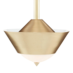 Подвесной светильник светодиодный конусообразный Сone Shaped Gold Pendant варинант исполнения - 2 | Loft Concept в Кирове