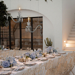 Подвесной светильник стеклянный в виде канделябра Curved Glass Chandelier варинант исполнения - 7 | Loft Concept в Кирове