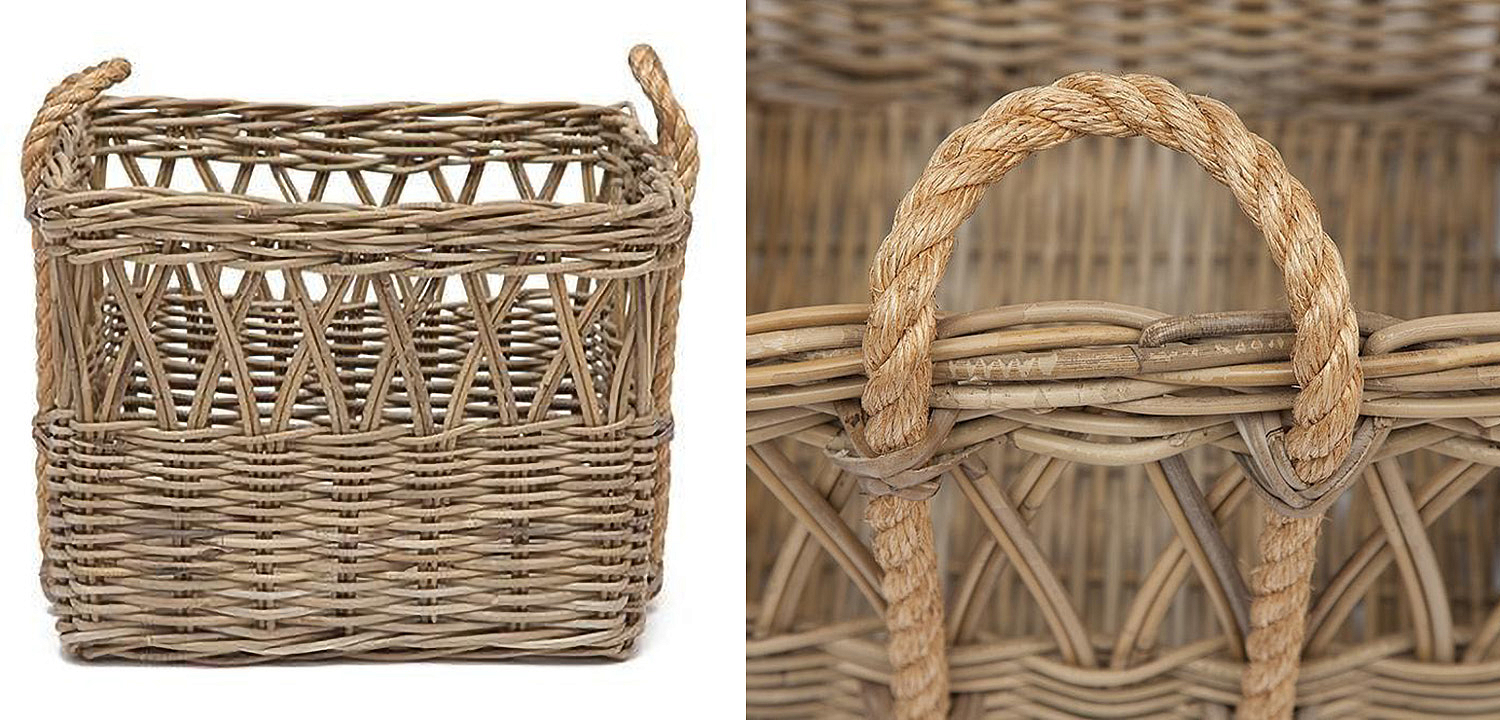 Корзина из ротанга Rattan Wicker Basket Корзина из ротанга Rattan Wicker Basket - Loft-Concept в Кирове