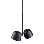 Подвесной светильник черный с 2-мя плафонами Pendant lamp Black варинант исполнения - 3 | Loft Concept в Кирове