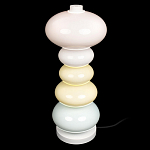 Настольная лампа из стеклянных сфер в пастельных тонах Высота 48 см Pastel Lunaria варинант исполнения - 3 | Loft Concept в Кирове