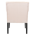 Кресло Addison Chic Armchair beige flax варинант исполнения - 2 | Loft Concept в Кирове