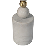 Торшер мраморный с белым абажуром Floor lamp Jewelry варинант исполнения - 2 | Loft Concept в Кирове