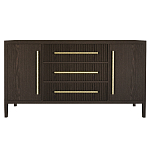 Буфет Primo с тремя ящиками и двумя фасадами Темный орех варинант исполнения - 9 | Loft Concept в Кирове