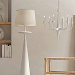 Торшер белый с фигурным каркасом Bleached Element варинант исполнения - 3 | Loft Concept в Кирове