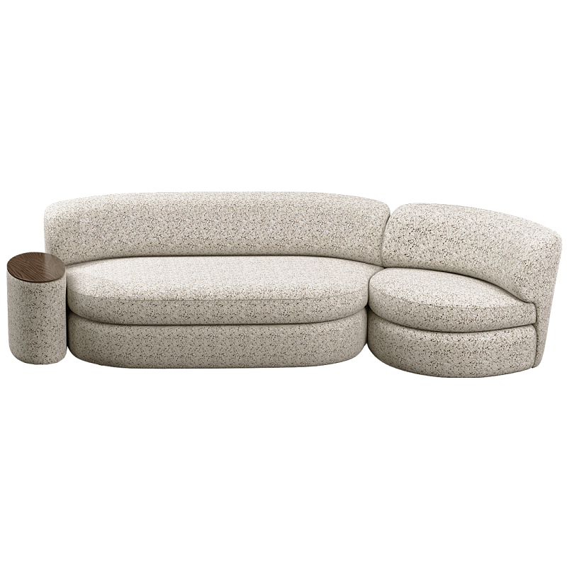 Диван модульный со столиком Ulysses Молочный Орех в Кирове | Loft Concept 