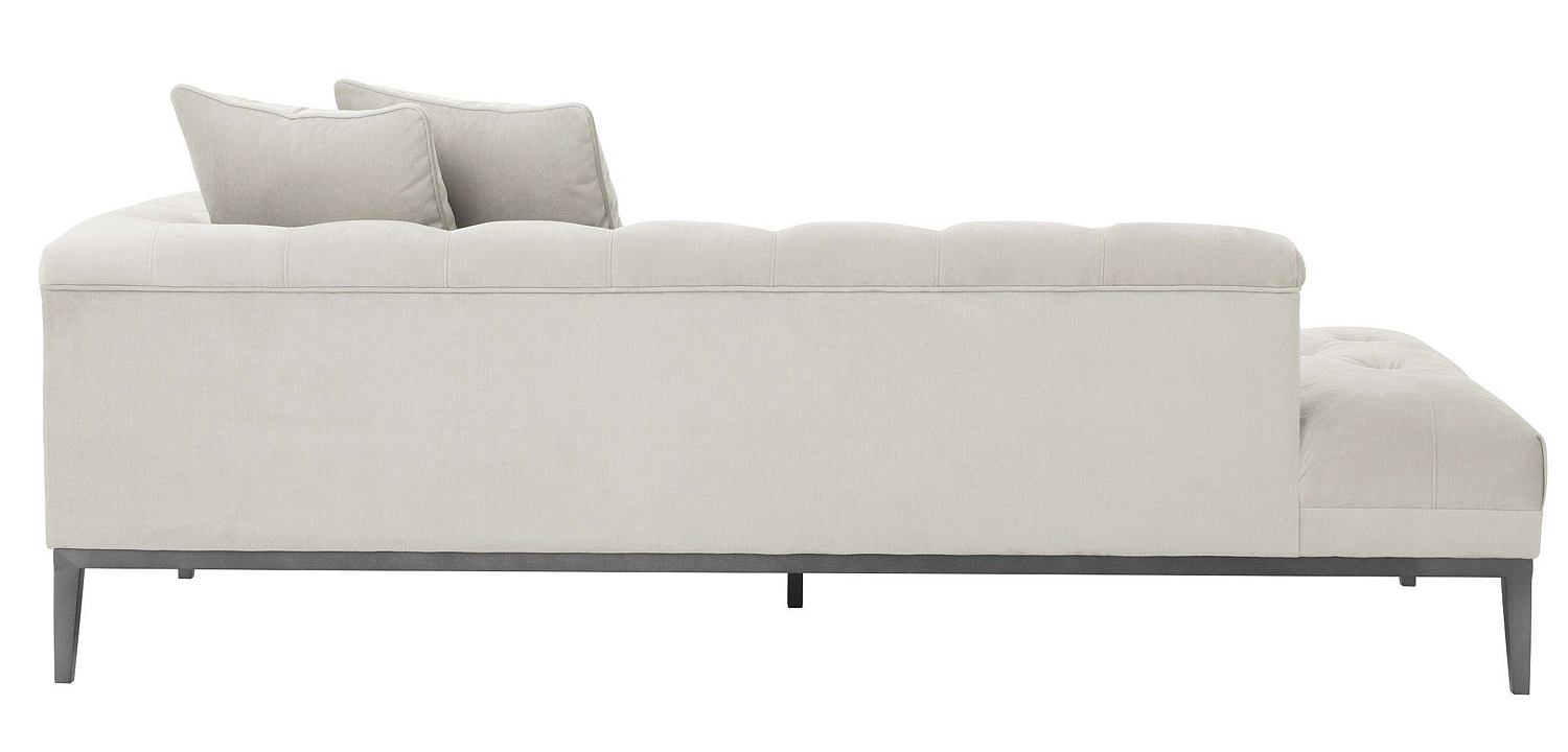 Кушетка Eichholtz Lounge Sofa Cesare Right Pebble grey Кушетка Eichholtz Lounge Sofa Cesare Right Pebble grey - Loft-Concept в Кирове
