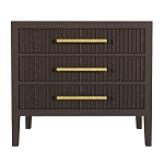 Тумба Primo  с тремя ящиками шпон темный орех варинант исполнения - 1 | Loft Concept в Кирове