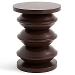 Фигурный приставной столик бордового цвета  AMORPHOUS варинант исполнения - 1 | Loft Concept в Кирове