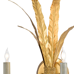 Бра с каркасом в виде пучка золотых перьев Bunch of Feathers варинант исполнения - 1 | Loft Concept в Кирове