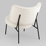 Мини-кресло District Lounge букле белый варинант исполнения - 3 | Loft Concept в Кирове