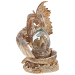 Декоративная статуэтка Дракон Dragon Guarding a Glass Egg Copper варинант исполнения - 1 | Loft Concept в Кирове