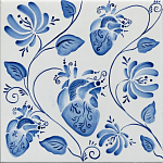 Плитка с узором Сердце варинант исполнения - 2 | Loft Concept в Кирове