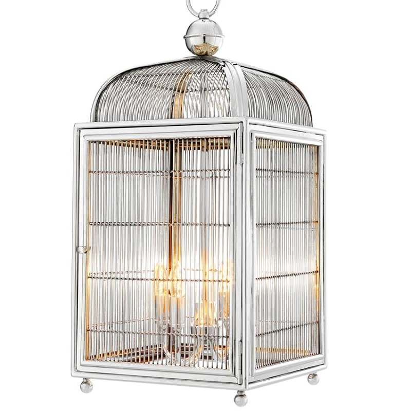 Люстра Lantern Falcon Nickel Никель в Кирове | Loft Concept 