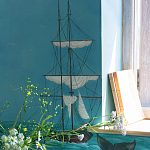 Обои ручная роспись Nantucket Crossing Brandt colourway on scenic paper варинант исполнения - 5 | Loft Concept в Кирове