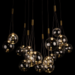 Подвесной светильник Crystal Cascade Gold варинант исполнения - 1 | Loft Concept в Кирове