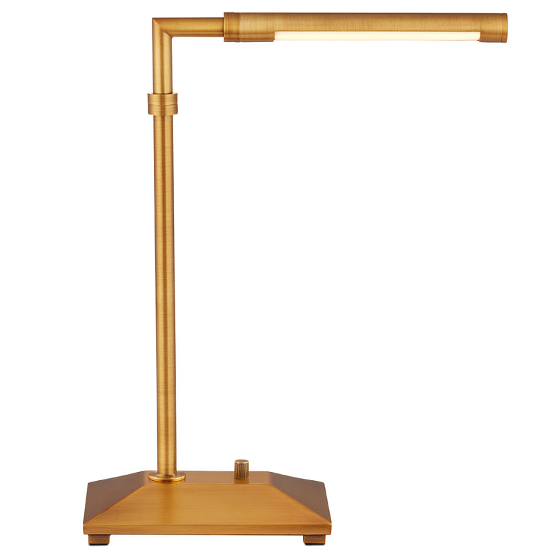 Настольная лампа светодиодная поворотная Agile Floor Lamp Латунь Темная бронза Настольная лампа светодиодная поворотная Agile Floor Lamp Латунь Темная бронза в Кирове | Loft Concept