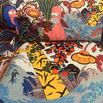 Мебельная ткань Велюр Simpsons in Paradise Т4-88 варинант исполнения - 1 | Loft Concept в Кирове