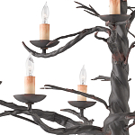 Люстра черная в виде ствола дерева Branched Tree варинант исполнения - 1 | Loft Concept в Кирове