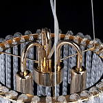 Люстра с подвесными рифлеными стеклянными трубками Nembus варинант исполнения - 18 | Loft Concept в Кирове