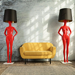 Лампа MANNEQUIN LAMP с абажуром созерцание силуэта варинант исполнения - 5 | Loft Concept в Кирове