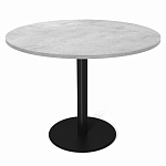Стол обеденный с круглой светло-серой столешницей Harris Collection варинант исполнения - 1 | Loft Concept в Кирове